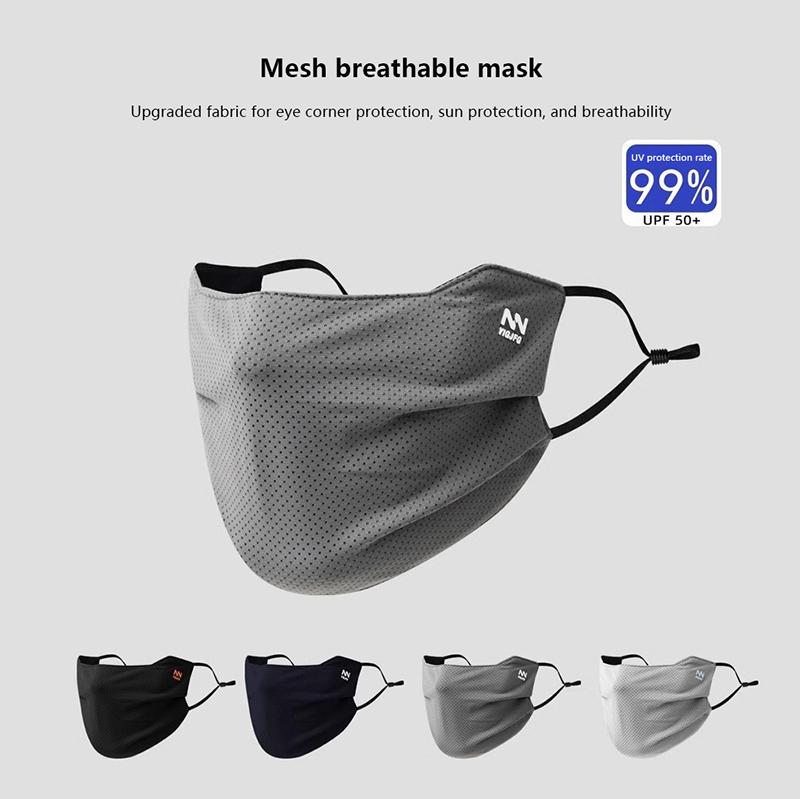 Sun Protection Face Mask For Men Reusable Breathable Uv Face Shield Solid Color Washable Face Mask Summer Cycling Face Mask