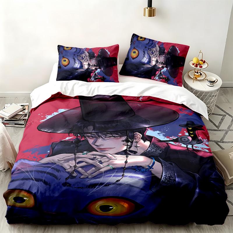 Kpop Demon Hunters 3pc Set Perfect for Bedroom Use Comfortable Bedding Set Includes a Duvet Cover and Two Pillowcases Ideal Birthday or Christmas Gift