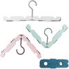 Foldable Clothes Hanger Portable Travel Drying Rack Home Non-slip Windproof Drying Rack Towel Sock Storage Rack Closet Organizer