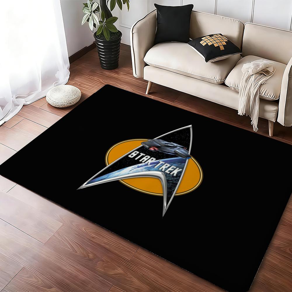 Star T-Trek Ship Movie Floor Mat Cozy Flannel Soft Thick Non-Slip Mat For Living Room Bedroom Kitchen Decor Rugs