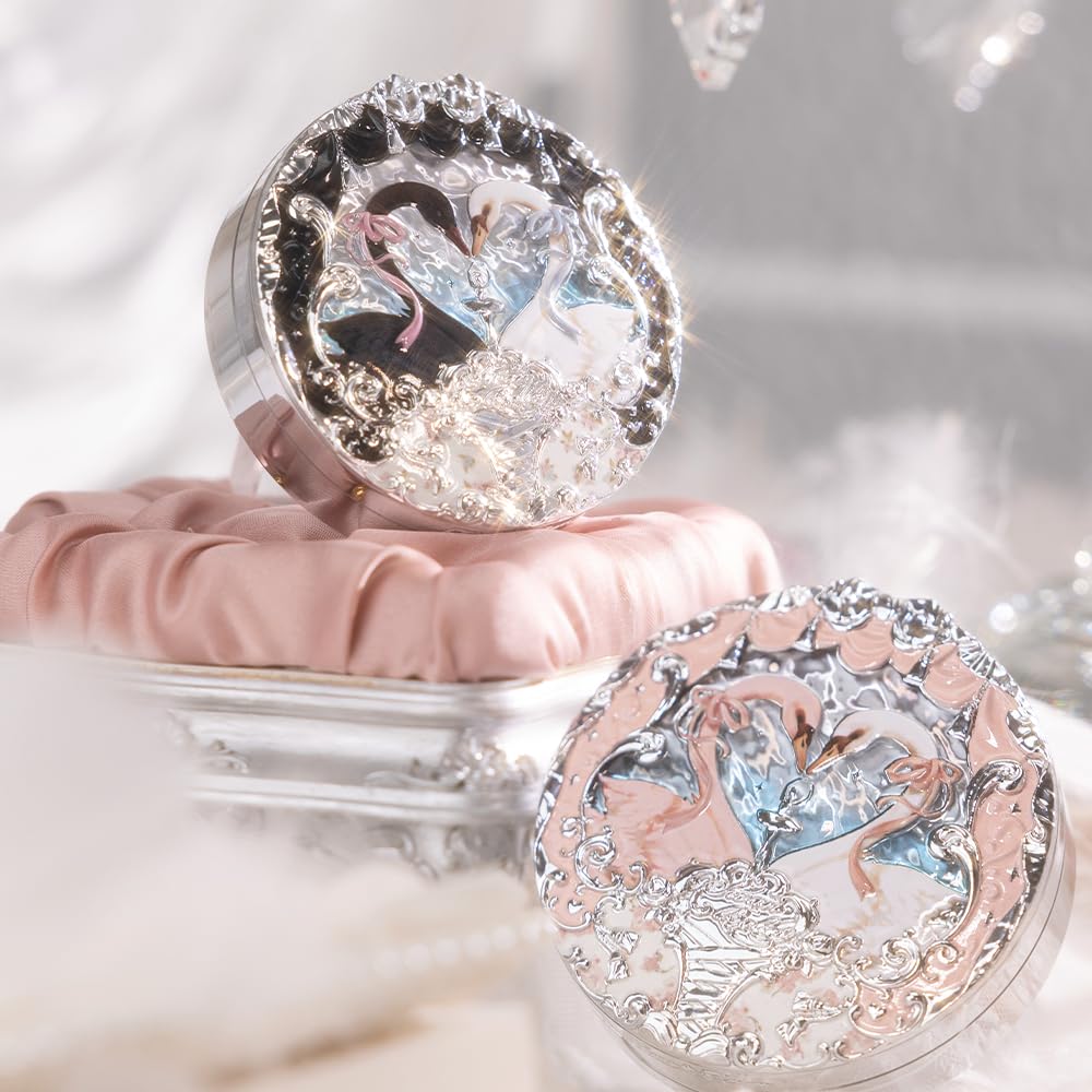 Flower Knows Swan Ballet Series Blush Compact (03 Silky Ribbon)