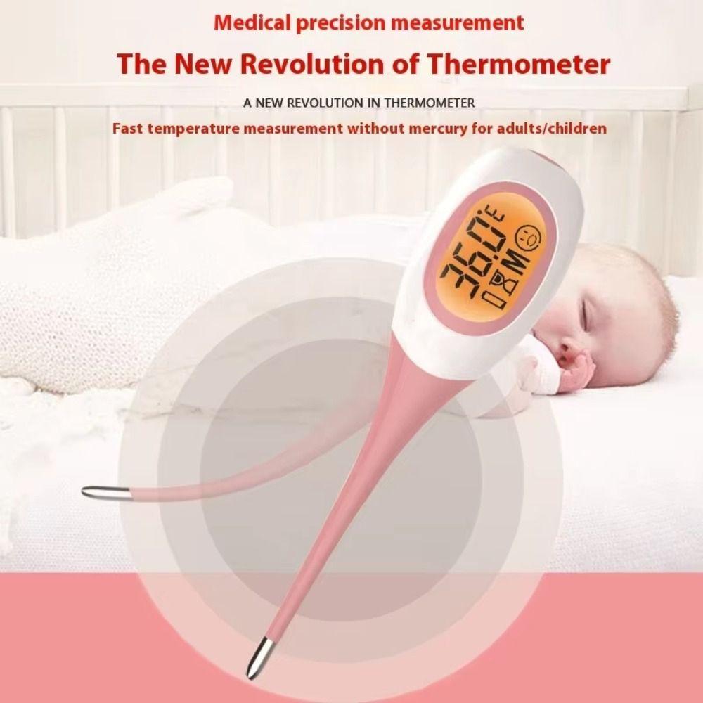 Backlit Display Digital Thermometer 8 Seconds LCD Thermometer Fever Thermometer Children