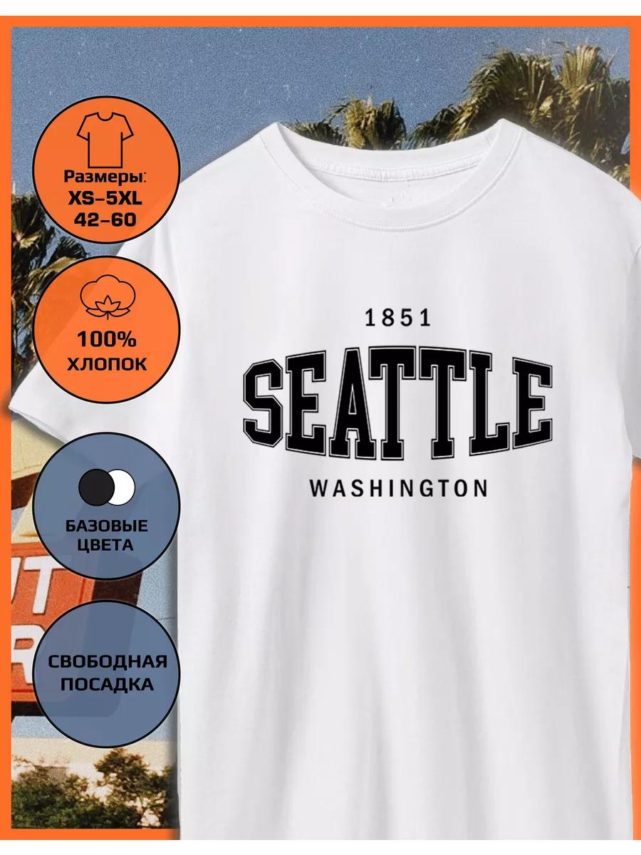 T-shirt with the print of the city of America Seattle 3XL