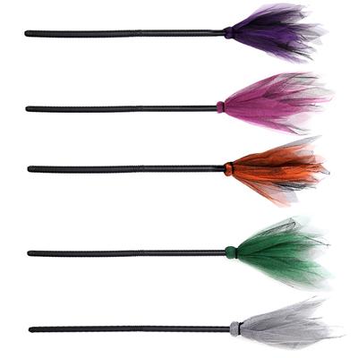 Halloween Witch Broom Halloween Party Props Halloween Decoration Masquerade Mesh Design