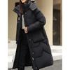 Long Winter Jacket Coat Women Down Cotton Jackets Warm Hooded Parkas Outwear Female Thick Cold Snow Wear Coats Puffer Jacket