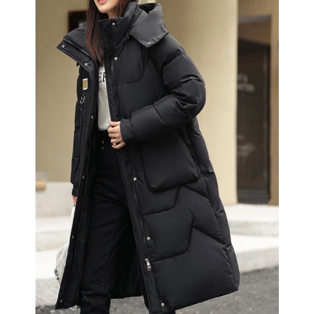 Long Winter Jacket Coat Women Down Cotton Jackets Warm Hooded Parkas Outwear Female Thick Cold Snow Wear Coats Puffer Jacket