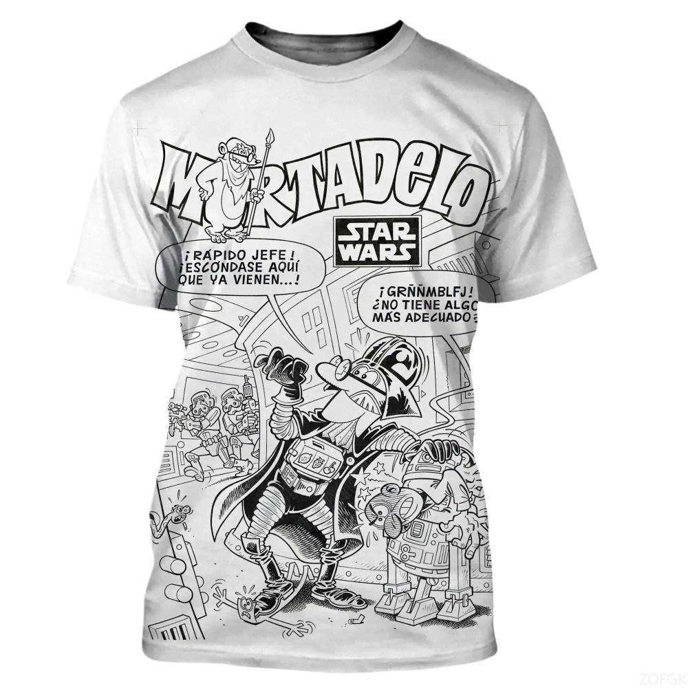 3D Summer Fashion Trend Anime Loose Casual Printed Short Sleeved Personalized Comfortable Round Neck T-shirt