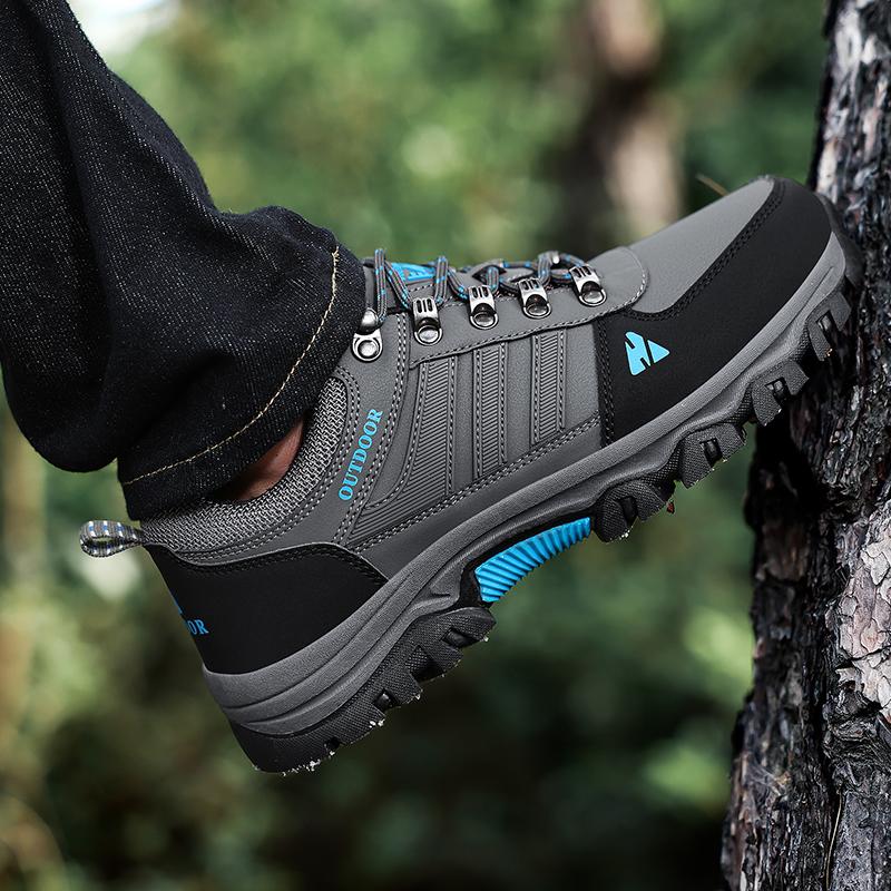 Men'S Plus Size Outdoor Hiking Shoes Four Seasons Non-Slip Comfort Casual Walking Shoes Fashion Youth Joker Sports Running Shoes