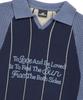 Sun Love Script Knit Jersey Navy