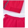Fashion Colorblock Open Cardigan Women Two Piece Sport Set Slim Fit Long Sleeve Casual Activewear Korean Style Workout Suit