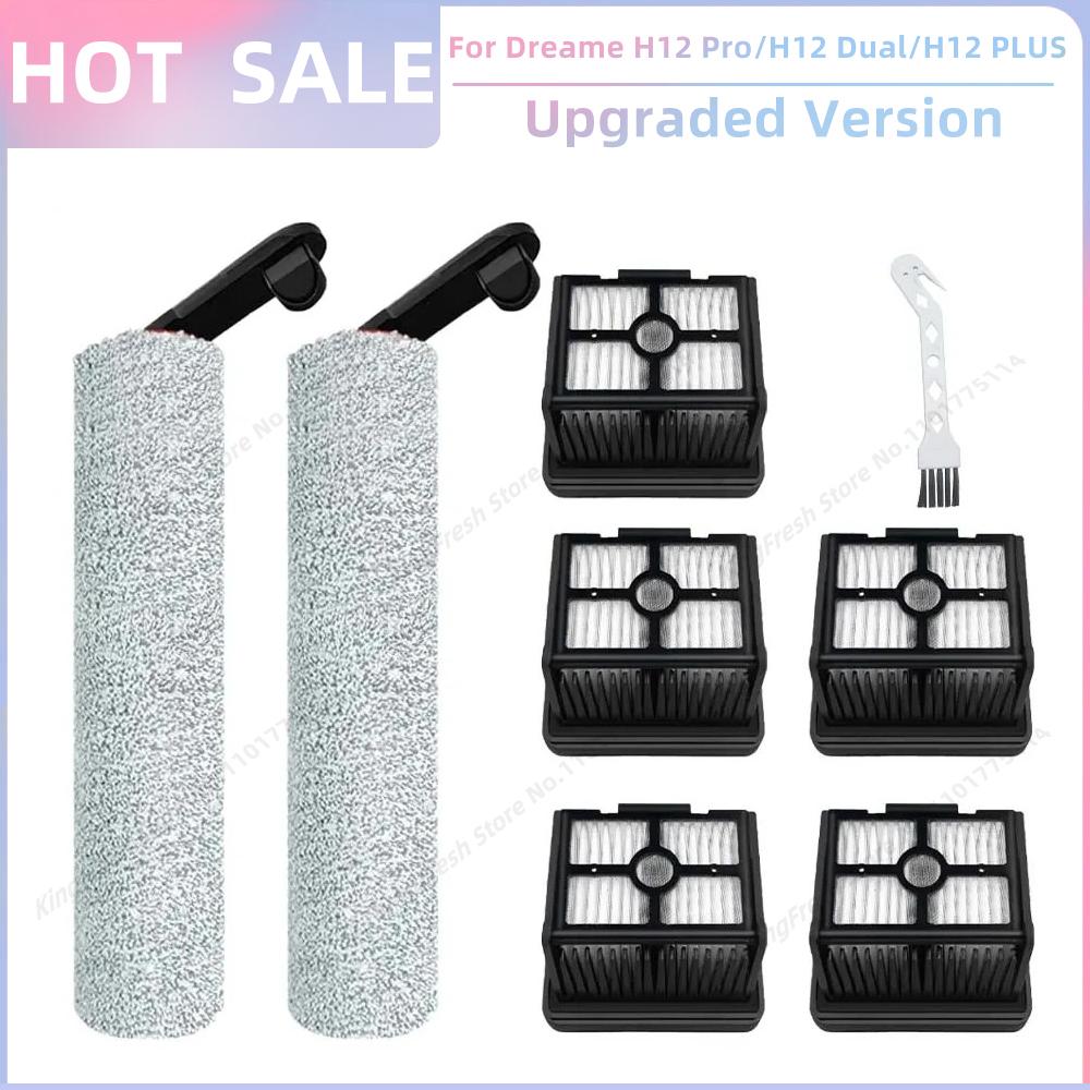 Potrivit pentru (Dreame H12 Pro/ Dreame G10 Pro/ H12 Dual/ H12 Plus /H13 Pro Plus Ultra/ M13 Beta) Piese Aspirator Perie Principală Filtru