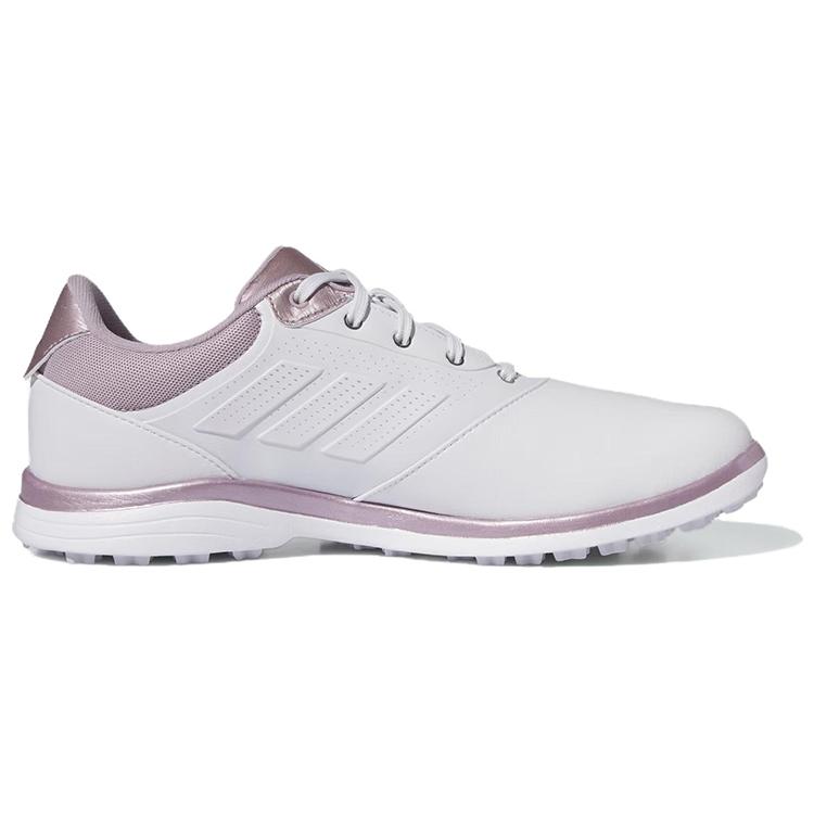 adidas Alphaflex 24 Traxion Golf Dash Grey Preloved Fig Silver Metallic (Womens) Women Sneakers IG3272