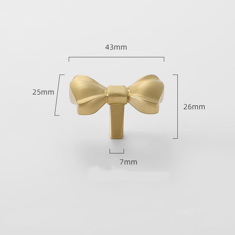 

1pc Pure Brass Furniture Handle Gold Children Handles for Drawers Exquisite Peach Heart Shape Children s Room Decoration Kids жовтий