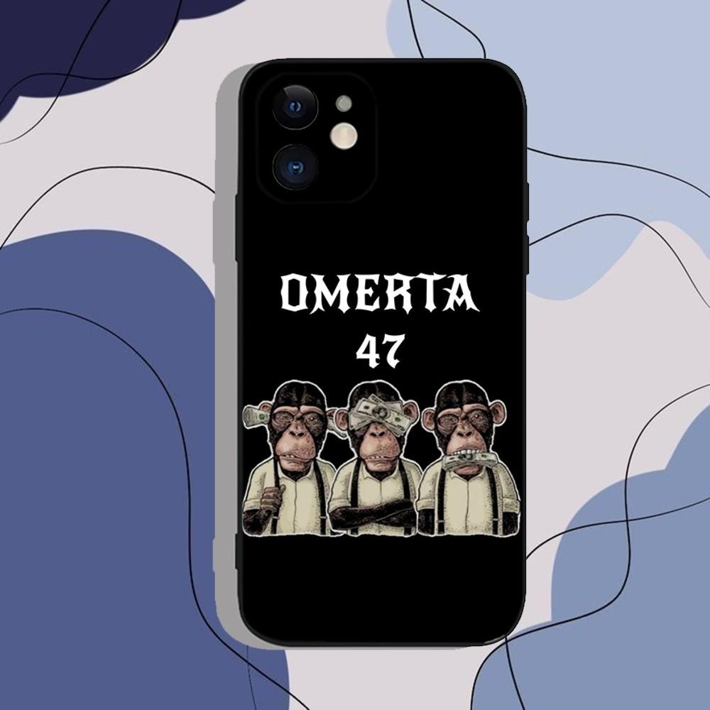 

Чехол для телефона Omerta Maes 47 для iPhone 16,15,14,13,12,11,XS,XR,X,8,7,Pro,Max,Plus,Mini Силиконовый Черный Чехол-накладка iPhone12mini