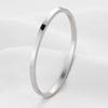 Anti-Tarnish Roman Numeral Crystal Bangle - Available Individually or As a Pair