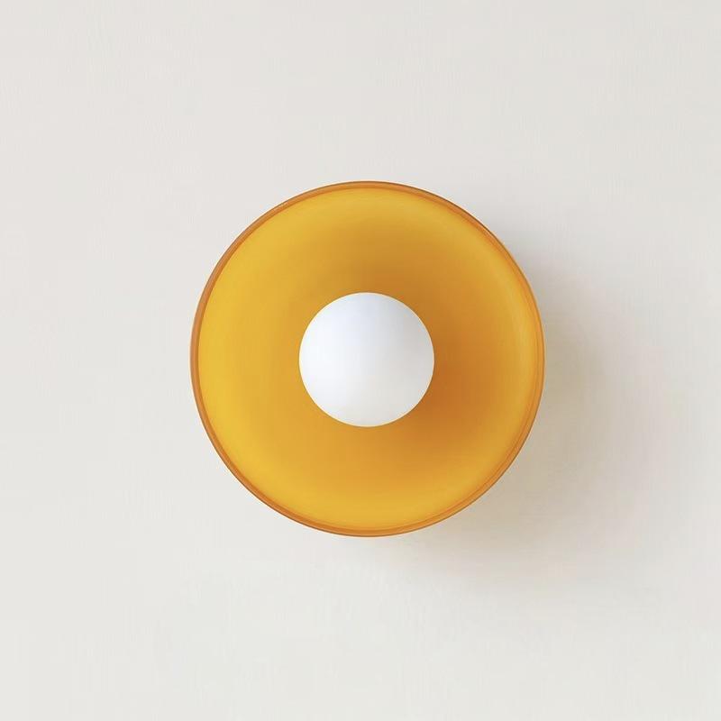 Northern Minimalist Cream Glass Pendant Light for Dining, Bedside, or Bar