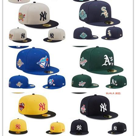 2024 Foreign Trade New LA Dodgers Men's and Women's NY Baseball Team Full Seal Baseball Cap Youth Street Dance Wide Brim Size Cap