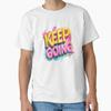 Keep Going Watercolor Typography Motivational Design Classic T-Shirt
