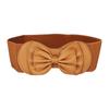 Elegant Bow Decoration Waist Belts Waist Strap Stretch Elastic Belts Waistband