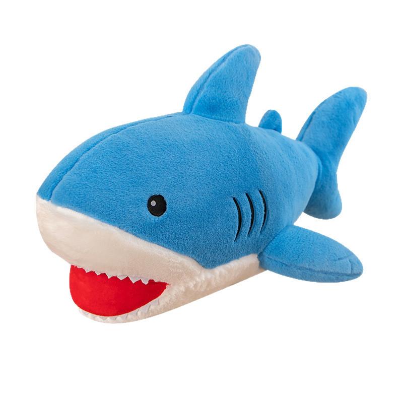 Ocean Series Shark Plush Toy Bed Pillow Cute Whale Soft Doll For Kids And Teens