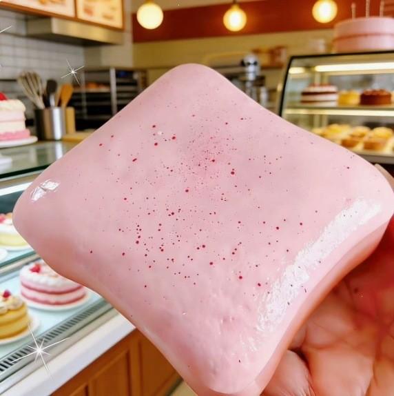 Miękka żółta zabawka-tost maślany na stres dla dzieci i dorosłych