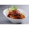 Tian Yajing White Ceramic Irregular Phoenix Tail Plate