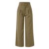 Casual Fit Wide Leg Pants Women's Casual Wide Leg High Waist Straight Leg Trousers Women's Trousers Suit Pleated High Waist Pants