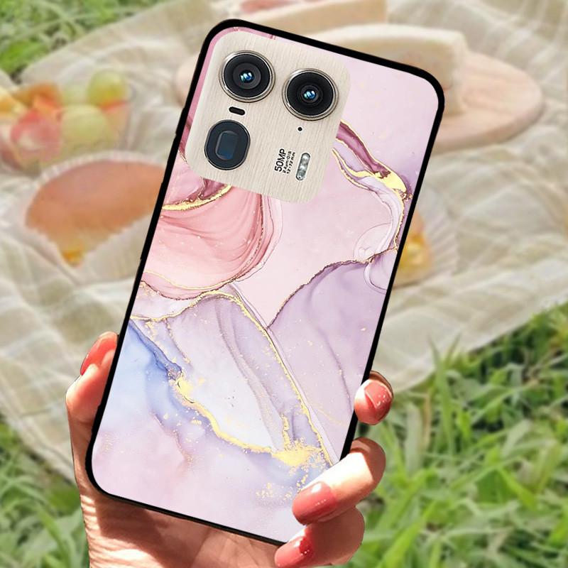 For Motorola Edge 50 ultra Case Marble Soft Silicone Shockproof Coque For Moto Edge 50 Fusion Protect Phone Case Edge50 ultra
