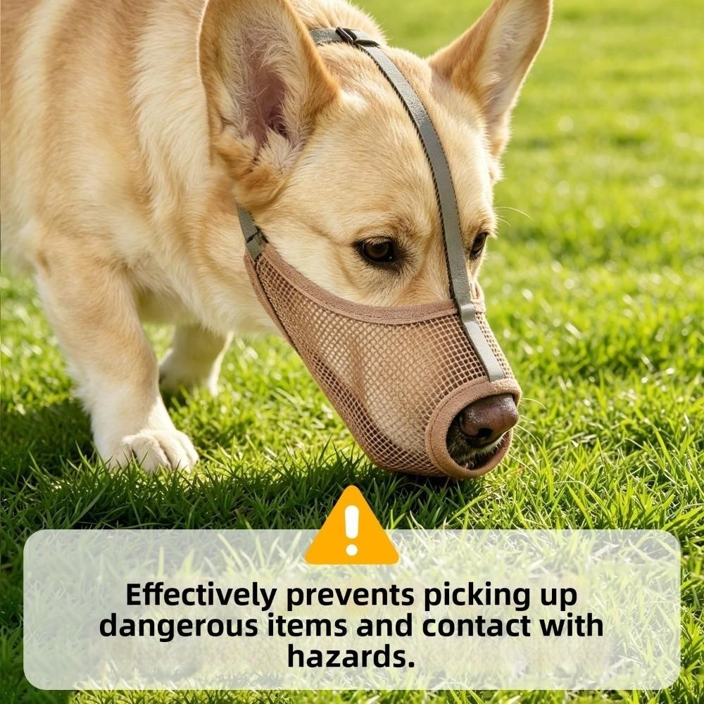 Washable Dog Face Cover Multi Size Mesh Pet Muzzles New Puppy Mouth Cover for Large Dogs