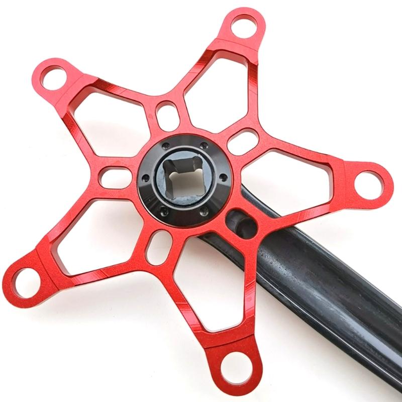 Bicycles Crank Arm Aluminium Alloy 170mm Bicycles Crankset Bike Pedal Crank Arm Replacements for Mountain Bike Road Bike