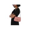 Michael Kors MK Soho Quilted Chain Flap Solid Color Vintage Style Commuter Leather Shoulder Bag Women Shoulder Bag Rose-Pink 30H0L1SL1T-622