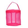 Cesta de Costura Alça Portátil Espaço Amplo Design de Malha Nylon Ampla Aplicação Bolsa de Tricô