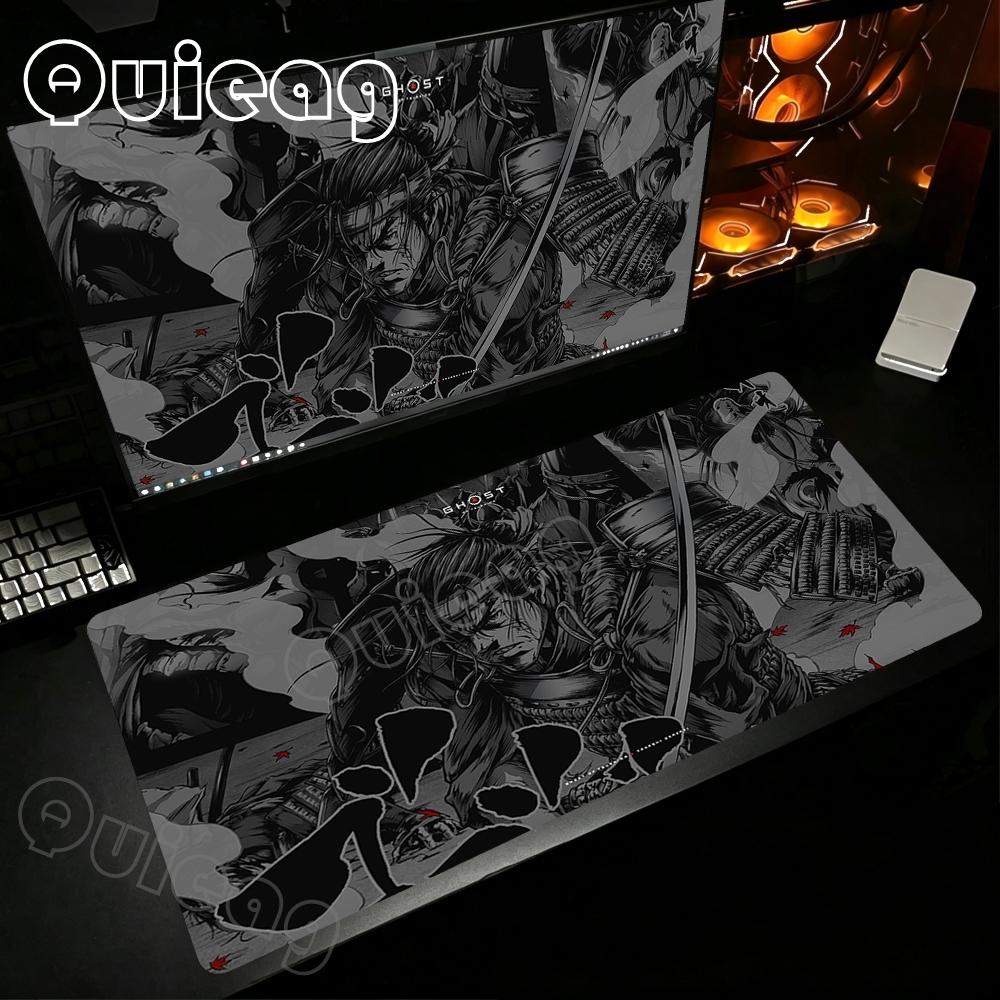 90X40cm Ghost of Tsushima Large Mousepad Gaming Accessories Non-slip Mouse Pad Gamer Mausepad Keyboard Mat Big Tapis De Souris