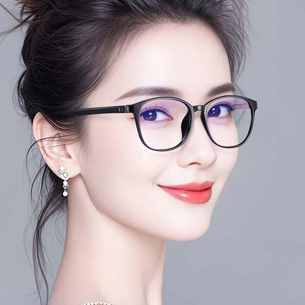 Resin Unisex Plain Eyewear Transparent Gradient Frame Glasses Anti Blu-ray Glasses  Decorative