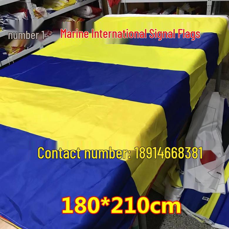 Marine International Nautical Signal Flags Set No. 1, 40 Pieces, 180x210cm