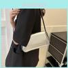 Trendy Small Crossbody Bag For Women In Stylish Black White Pink And Green Pu Leather