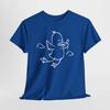 Hand Drawn Duck Sketch T-Shirt, Minimalist Bird Illustration Tee