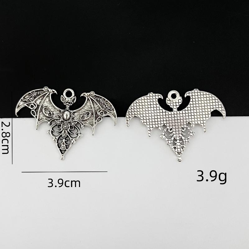 5 Pezzi Fascino Pipistrello Vampiro Gotico Pipistrello Retrò Ciondolo di Halloween Fascini di Design Per la Realizzazione di Gioielli Componenti per Gioielli Fai da Te