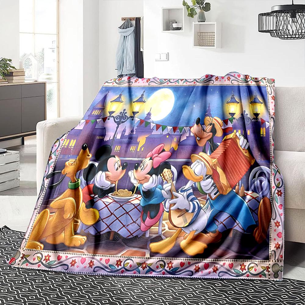 Nighttime Disney Fun Blanket Soft Throw Blanket For Home Bedroom Bed Sofa Travel Office Solid Christmas Blanket