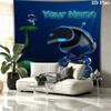 ASTRO BOT Custom Name Wall Tapestry Aesthetic Wall Hanging Printed Fabric Blanket Decorative Tapestries for Bedroom Living Room Home Decor