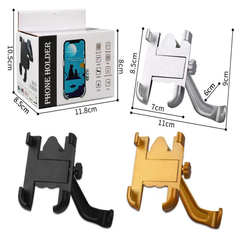 

Aluminum Alloy Bicycle & Motorcycle Phone Holder for Navigation