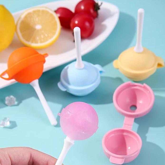 Ice Hockey Silicone Popsicle Mold - Homemade Mini Ice Cream & Ice Cube Tray