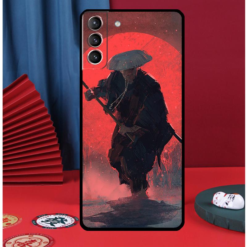 Japan The Samurai Ninja Phone Case For Samsung Galaxy S25 Ultra S9 S10 S20 S21 FE S22 S23 Plus S24 Ultra Back Cover