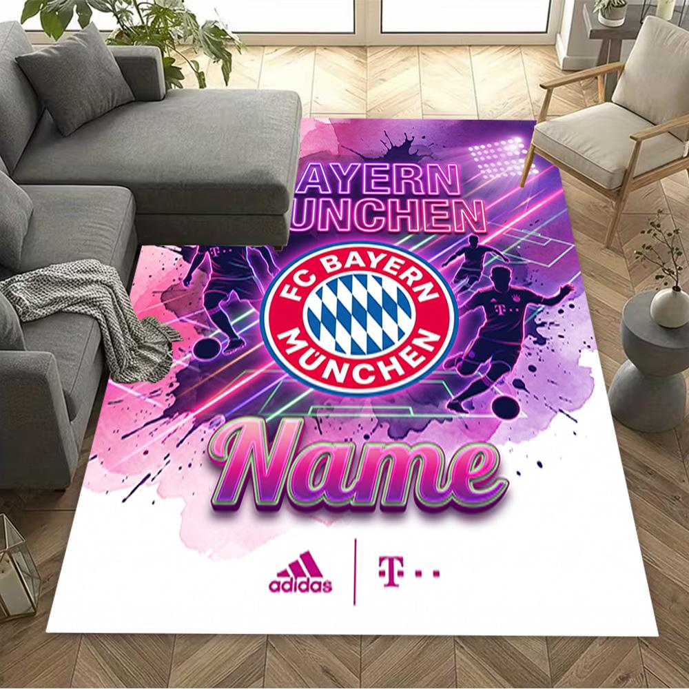 Bayern Munich Fan Gear Floor Mat Suitable for Living Rooms Study Room Decorate Room Dormitory Antislip Carpet Office Home Decor