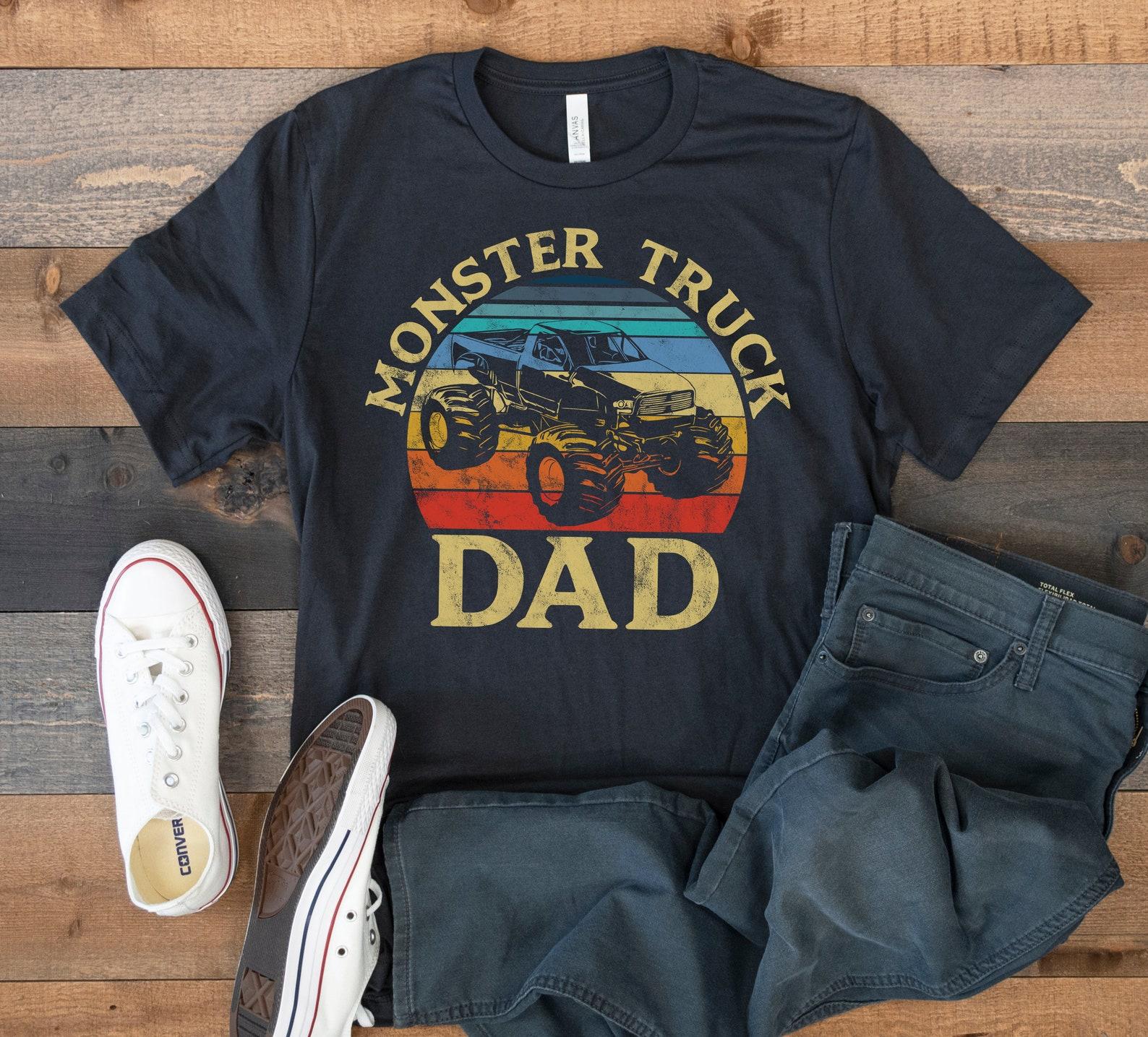 Monster Truck Dad T-Shirt, Monster Trucks Tank Top, T-shirt, T-shirt,T-shirt XL