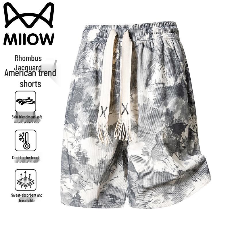 

MiiOW Men s Ice Silk Quick-Dry Sports Shorts M