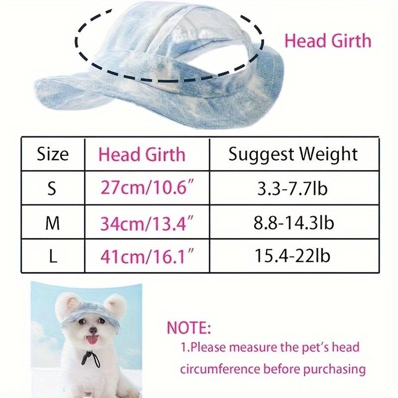 Summer Dog Cap Dogs Accessories Apparels Supplies Costume Hat Clothes Caps Pet Helmet Hats Products Puppy Grooming