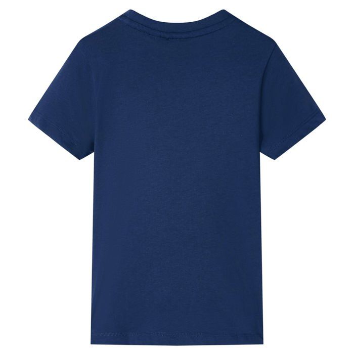 T-shirt pour enfants avec manches courtes bleu foncé 92/104/116/128/140