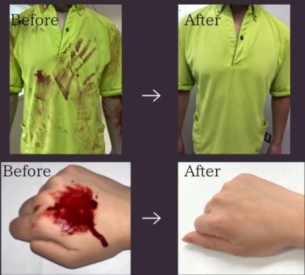 Stage Shop Elegancka Czerwona Krew Klej Usuwalny Zmywalny Klej Krwi Wyprodukowano w Japonii Cosplay Makijaż Specjalny Wydarzenie 500ml Krew Karmazynowa (R-05)