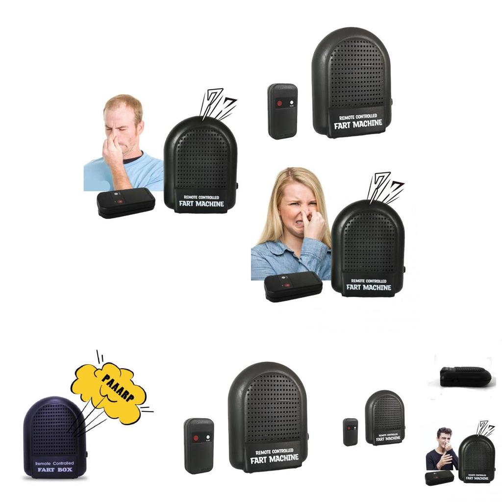 Black Plastic Remote Controlled Fart Machine For Hilarious Gag Gifts And Pranks